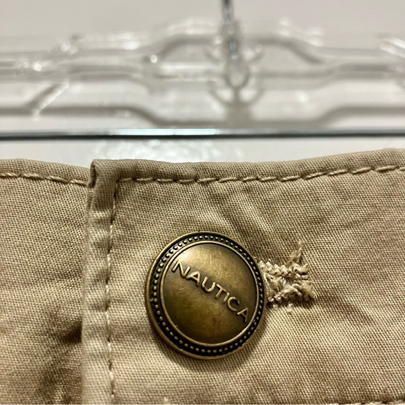 Nautica Jeans Women’s Wide Leg Khaki Coronado Beach Sailor Pants - Size 6 NWT - Picture 6 of 16